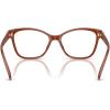 imageCOACH Womens Hc6246f Maxi C Hardware Low Bridge Fit Butterfly Prescription Eyewear FramesMilky HazelnutDemo Lens