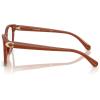 imageCOACH Womens Hc6246f Maxi C Hardware Low Bridge Fit Butterfly Prescription Eyewear FramesMilky HazelnutDemo Lens