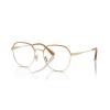 imageCoach Womens Hc5164d Round Prescription Eyewear FramesLight GoldAmberDemo Lens