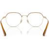 imageCoach Womens Hc5164d Round Prescription Eyewear FramesLight GoldAmberDemo Lens