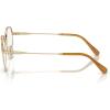 imageCoach Womens Hc5164d Round Prescription Eyewear FramesLight GoldAmberDemo Lens