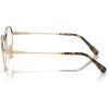 imageCoach Womens Hc5164d Round Prescription Eyewear FramesLight GoldDark TortoiseDemo Lens