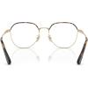 imageCoach Womens Hc5164d Round Prescription Eyewear FramesLight GoldDark TortoiseDemo Lens