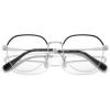 imageCoach Womens Hc5164d Round Prescription Eyewear FramesSilverNavyDemo Lens