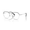 imageCoach Womens Hc5164d Round Prescription Eyewear FramesSilverNavyDemo Lens