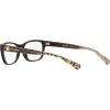 imageCoach Womens Hc6082 Rectangular Prescription Eyewear FramesBlackDemo Lens