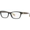 imageCoach Womens Hc6082 Rectangular Prescription Eyewear FramesBlackDemo Lens