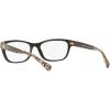 imageCoach Womens Hc6082 Rectangular Prescription Eyewear FramesBlackDemo Lens