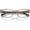 imageCoach Womens Hc6082 Rectangular Prescription Eyewear FramesTransparent BrownDemo Lens
