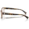 imageCoach Womens Hc6082 Rectangular Prescription Eyewear FramesTransparent BrownDemo Lens