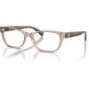 imageCoach Womens Hc6082 Rectangular Prescription Eyewear FramesTransparent BrownDemo Lens