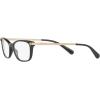 imageCoach Womens Hc6142 Square Prescription Eyewear FramesBlackDemo Lens