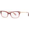imageCoach Womens Hc6142 Square Prescription Eyewear FramesBurgundy Pink Glitter GradientDemo Lens