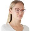 imageCoach Womens Hc6142 Square Prescription Eyewear FramesBurgundy Pink Glitter GradientDemo Lens