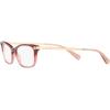 imageCoach Womens Hc6142 Square Prescription Eyewear FramesBurgundy Pink Glitter GradientDemo Lens