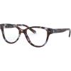 imageCoach Womens Hc6153 Round Prescription Eyewear FramesBlue TortoiseDemo Lens