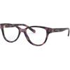 imageCoach Womens Hc6153 Round Prescription Eyewear FramesPurple TortoiseDemo Lens