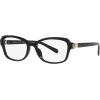 imageCoach Womens Hc6193u Universal Fit Rectangular Prescription Eyewear FramesBlackDemo Lens