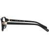 imageCoach Womens Hc6193u Universal Fit Rectangular Prescription Eyewear FramesBlackDemo Lens
