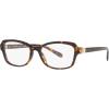 imageCoach Womens Hc6193u Universal Fit Rectangular Prescription Eyewear FramesDark TortoiseDemo Lens