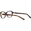 imageCoach Womens Hc6193u Universal Fit Rectangular Prescription Eyewear FramesDark TortoiseDemo Lens