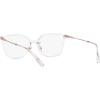 imageCoach Womens Hc6214d Square Prescription Eyewear FramesTransparent ClearDemo Lens