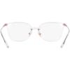 imageCoach Womens Hc6214d Square Prescription Eyewear FramesTransparent ClearDemo Lens