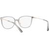 imageCoach Womens Hc6214d Square Prescription Eyewear FramesTransparent GreyDemo Lens