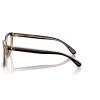 imageCoach Womens Hc6226f Low Bridge Fit Square Prescription Eyewear FramesBlackTransparent BlushDemo Lens