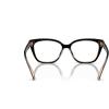imageCoach Womens Hc6226f Low Bridge Fit Square Prescription Eyewear FramesBlackTransparent BlushDemo Lens