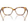 imageCoach Womens Hc6226f Low Bridge Fit Square Prescription Eyewear FramesDark TortoiseCanaryDemo Lens