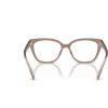 imageCoach Womens Hc6226f Low Bridge Fit Square Prescription Eyewear FramesTransparent BrownGreyDemo Lens