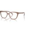imageCoach Womens Hc6226f Low Bridge Fit Square Prescription Eyewear FramesTransparent BrownGreyDemo Lens
