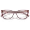 imageCoach Womens Hc6226f Low Bridge Fit Square Prescription Eyewear FramesTransparent RoseBlushDemo Lens