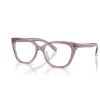 imageCoach Womens Hc6226f Low Bridge Fit Square Prescription Eyewear FramesTransparent RoseBlushDemo Lens