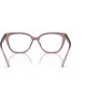 imageCoach Womens Hc6226f Low Bridge Fit Square Prescription Eyewear FramesTransparent RoseBlushDemo Lens