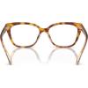 imageCoach Womens Hc6226u Universal Fit Square Prescription Eyewear FramesDark TortoiseCanaryDemo Lens