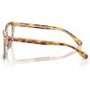 imageCoach Womens Hc6226u Universal Fit Square Prescription Eyewear FramesDark TortoiseCanaryDemo Lens