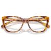 imageCoach Womens Hc6226u Universal Fit Square Prescription Eyewear FramesDark TortoiseCanaryDemo Lens