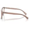 imageCoach Womens Hc6226u Universal Fit Square Prescription Eyewear FramesTransparent BrownGreyDemo Lens