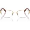 imageCOACH Womens Hc5168 Rectangular Prescription Eyewear FramesShiny Light GoldDemo Lens