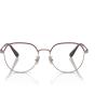 imageCoach Womens Hc5164d Round Prescription Eyewear FramesRose GoldBurgundyDemo Lens