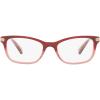 imageCoach Womens Hc6142 Square Prescription Eyewear FramesBurgundy Pink Glitter GradientDemo Lens