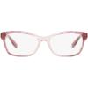 imageCoach Womens Hc6181 Rectangular Prescription Eyewear FramesTransparent Pink OmbreDemo Lens