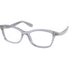 imageCoach Womens Hc6181 Rectangular Prescription Eyewear FramesTransparent VioletDemo Lens