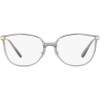 imageCoach Womens Hc6214d Square Prescription Eyewear FramesTransparent GreyDemo Lens