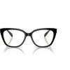 imageCoach Womens Hc6226f Low Bridge Fit Square Prescription Eyewear FramesBlackTransparent BlushDemo Lens