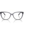 imageCoach Womens Hc6226f Low Bridge Fit Square Prescription Eyewear FramesDark GreyLight GreyDemo Lens
