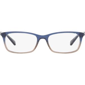 imageCOACH Womens HC6110 Rectangular Prescription Eyewear FramesBlue Beige Glitter GradientDemo Lens