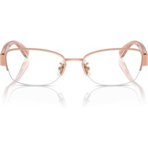 imageCOACH Womens Hc5168 Rectangular Prescription Eyewear FramesShiny Rose GoldDemo Lens